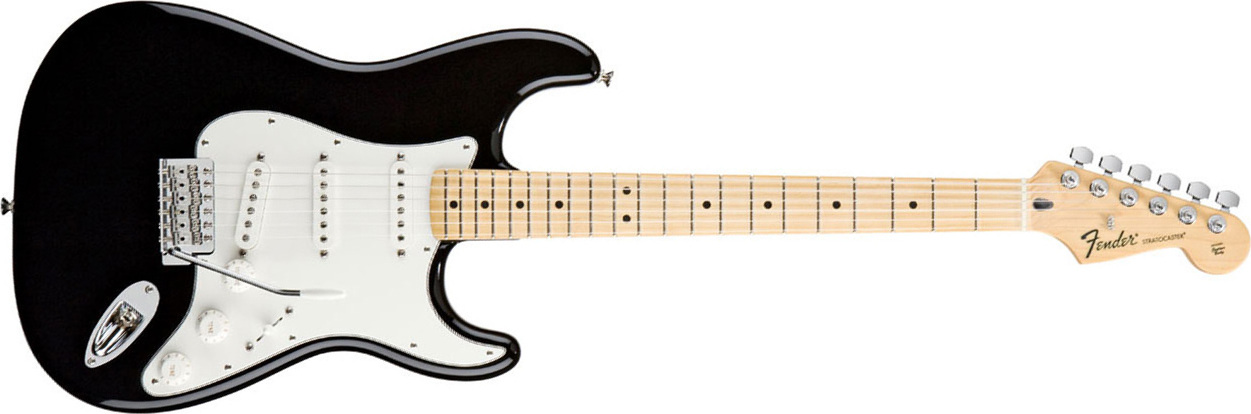 Fender Strat Mexican Standard 2011 3s Mn Black - Guitare Électrique Forme Str - Main picture