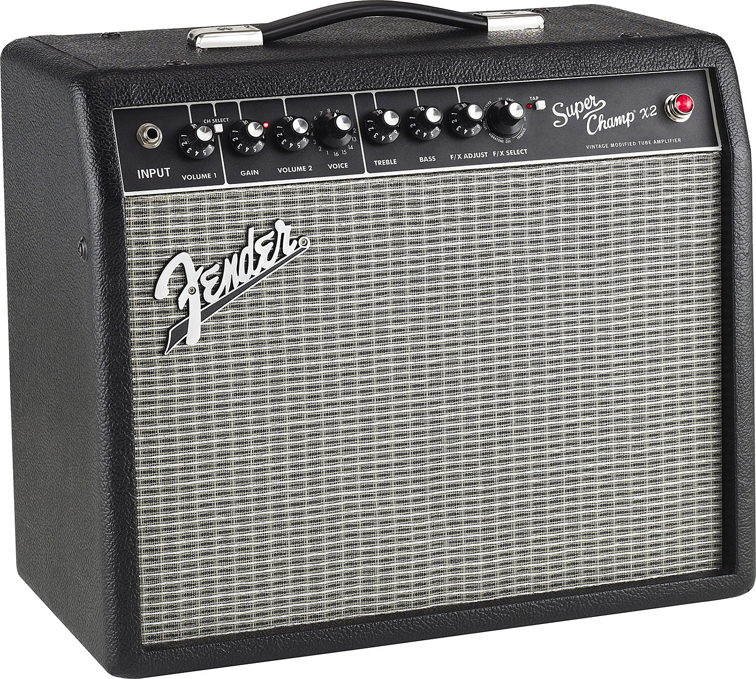 Fender Super Champ X2 2012 15w 1x10 Black - Ampli Guitare Électrique Combo - Main picture