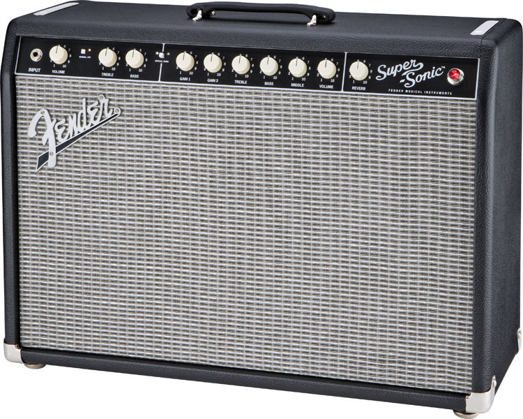 Fender Super Sonic 22w 1x12 Black Pepper - Ampli Guitare Électrique Combo - Main picture