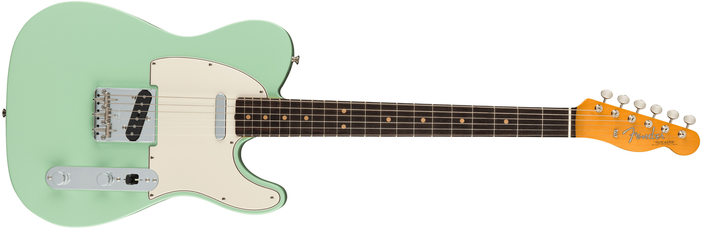 Fender Tele 1963 American Vintage Ii Usa 2s Ht Rw - Surf Green - Guitare Électrique Forme Tel - Main picture