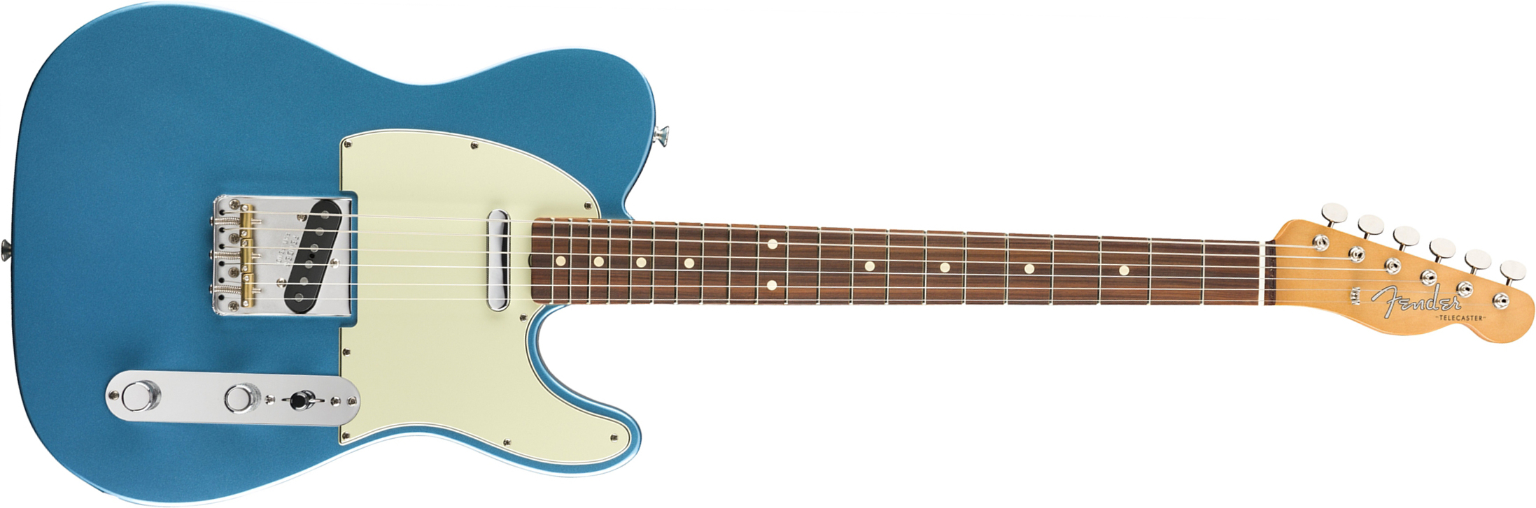 Fender Tele 60s Vintera Modified Mex Pf - Lake Placid Blue - Guitare Électrique Forme Tel - Main picture