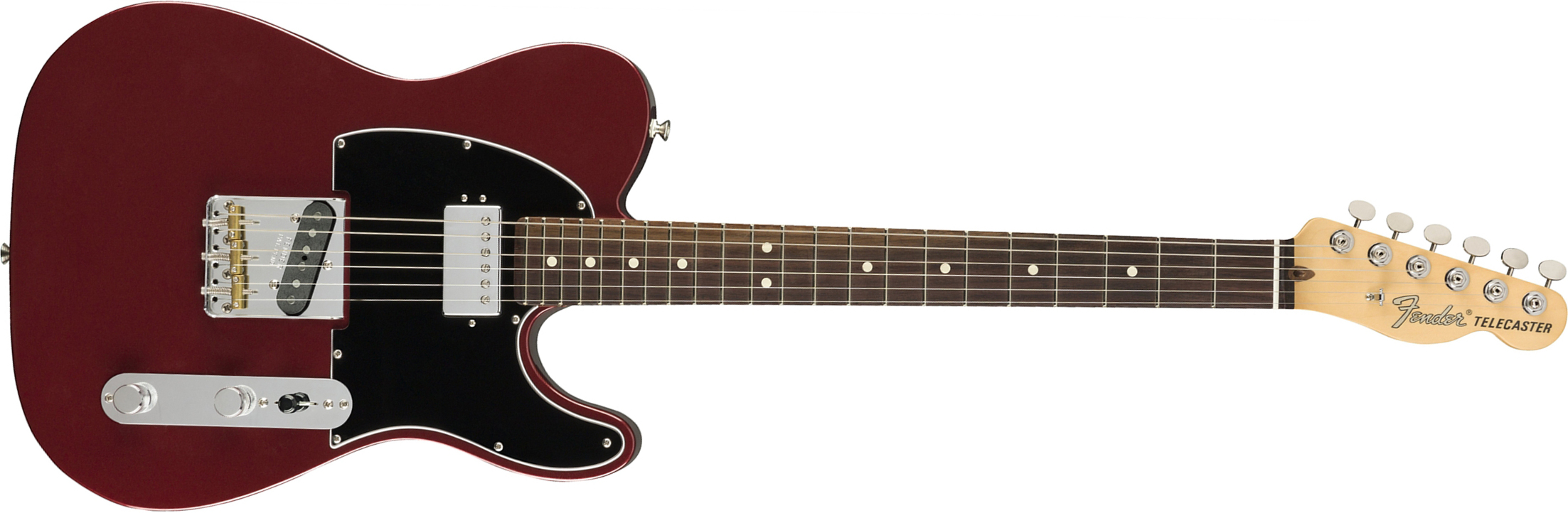 Fender Tele American Performer Hum Usa Sh Rw - Aubergine - Guitare Électrique Forme Tel - Main picture