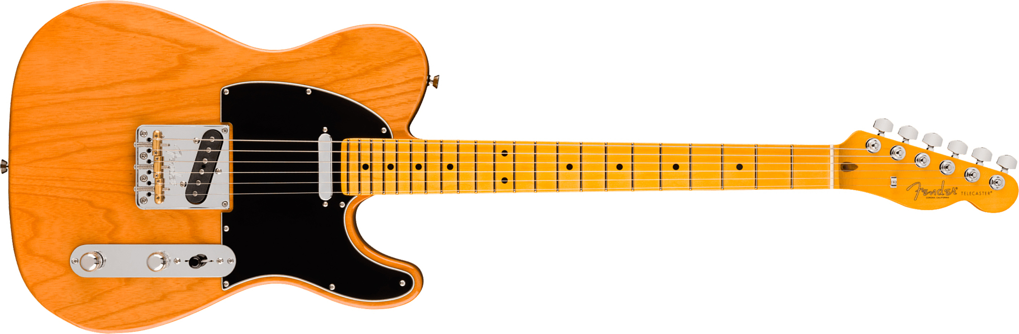 Fender Tele American Pro. Usa  2s Ht Mn - Natural - Guitare Électrique Forme Tel - Main picture