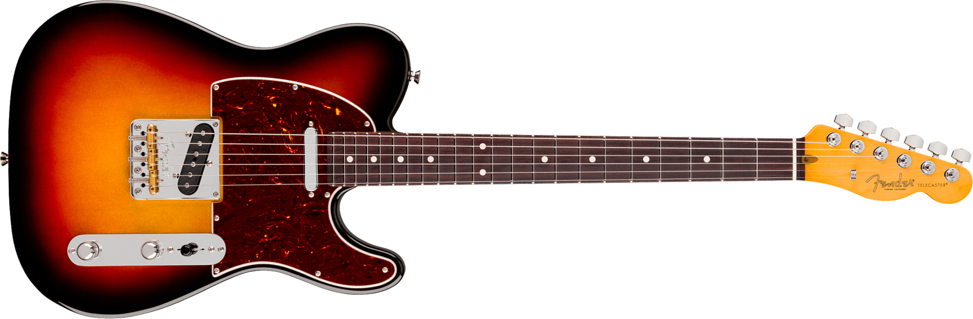 Fender Tele American Pro. Usa  2s Ht Rw - 3-color Sunburst - Guitare Électrique Forme Tel - Main picture