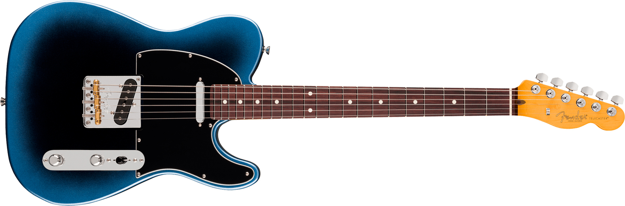Fender Tele American Pro. Usa  2s Ht Rw - Dark Night - Guitare Électrique Forme Tel - Main picture