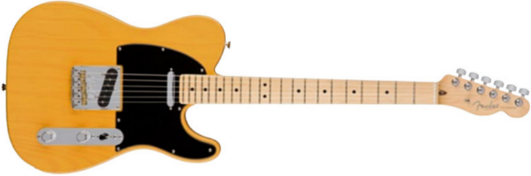 Fender Tele American Professional 2s Usa Mn - Butterscotch Blonde - Guitare Électrique Forme Tel - Main picture