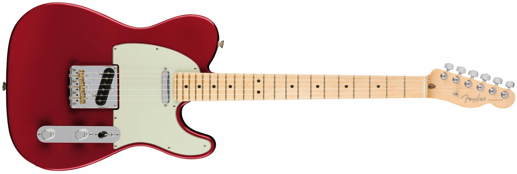 Fender Tele American Professional 2s Usa Mn - Candy Apple Red - Guitare Électrique Forme Tel - Main picture