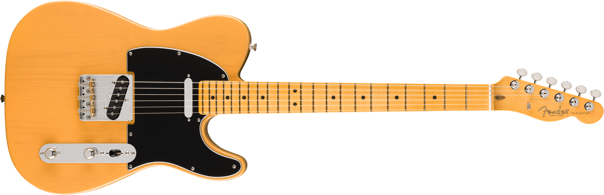 Fender Tele American Professional Classic Usa 2s Ht Mn - Butterscotch Blonde - Guitare Électrique Forme Tel - Main picture