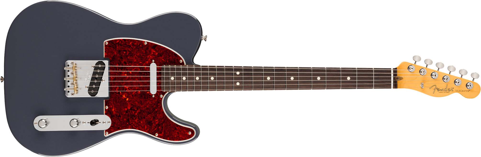 Fender Tele American Professional Classic Usa 2s Ht Rw - Faded Black - Guitare Électrique Forme Tel - Main picture