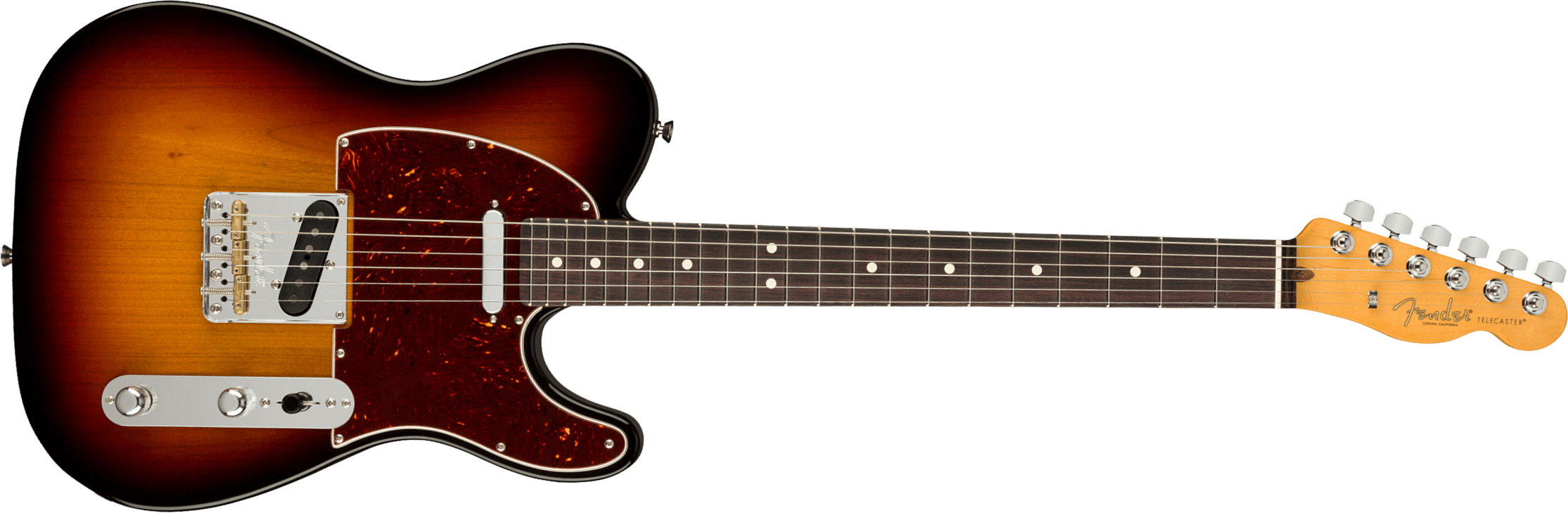 Fender Tele American Professional Ii Usa Rw - 3-color Sunburst - Guitare Électrique Forme Tel - Main picture