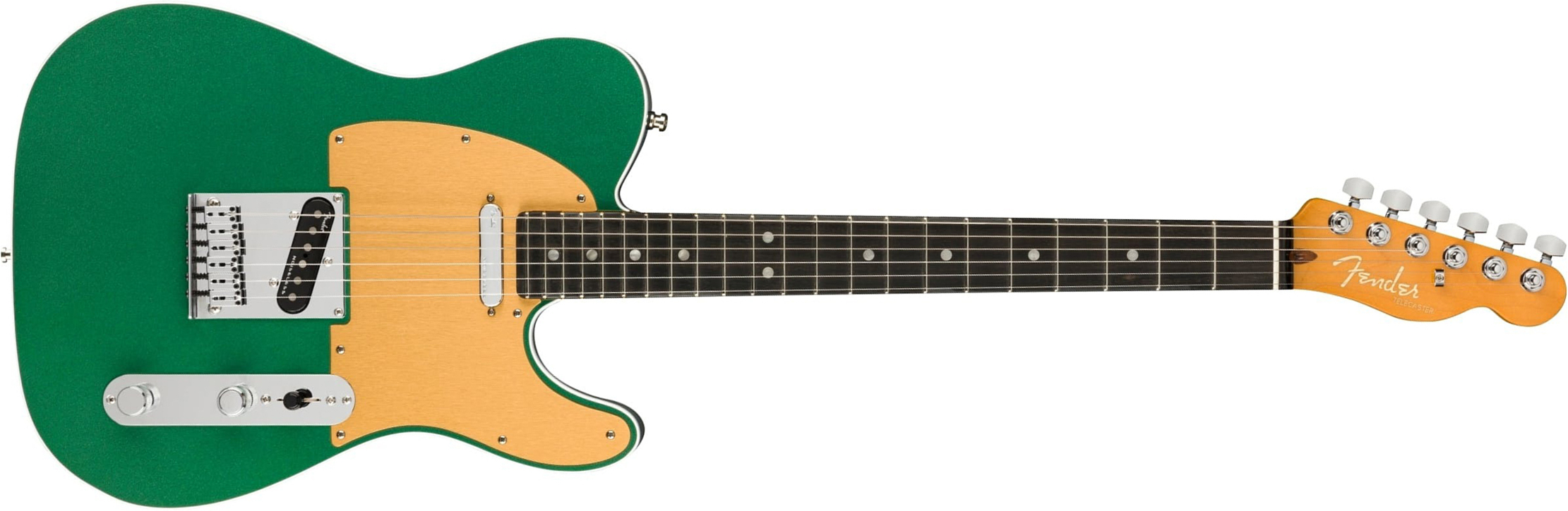 Fender Tele American Ultra Fsr Ltd Usa 2s Ht Eb - Mystic Pine Green - Guitare Électrique Forme Tel - Main picture