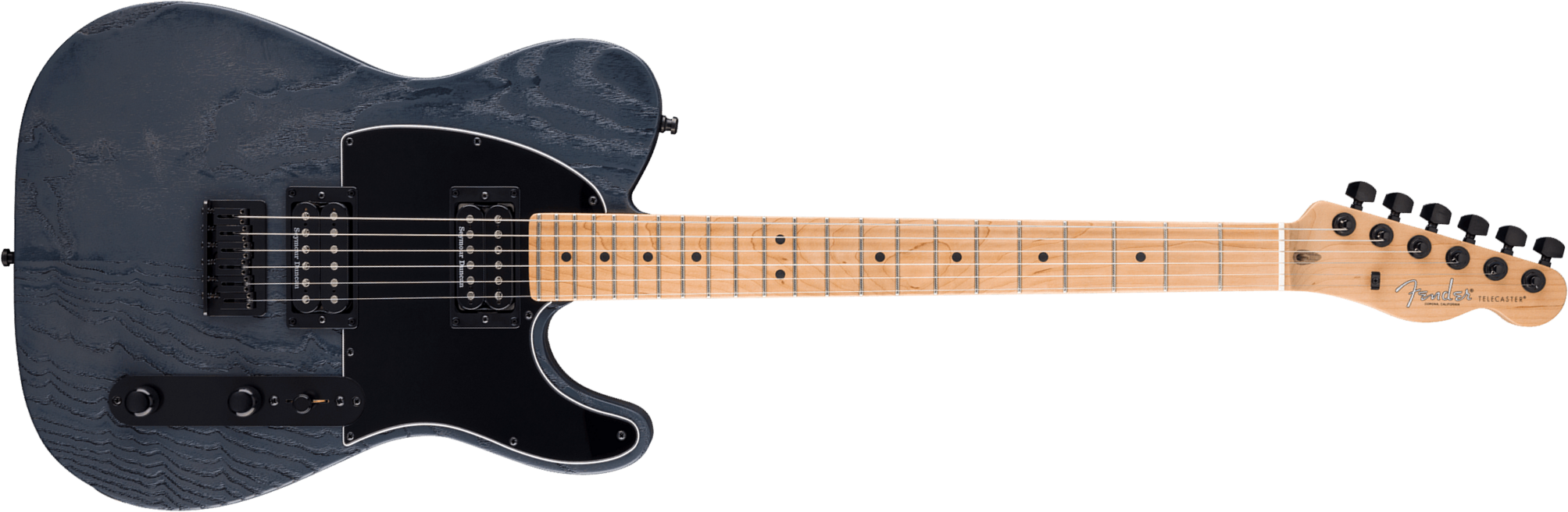Fender Tele Hh American Professional Ii Usa 2h Seymour Duncan Ht Mn - Smoke - Guitare Électrique Forme Tel - Main picture