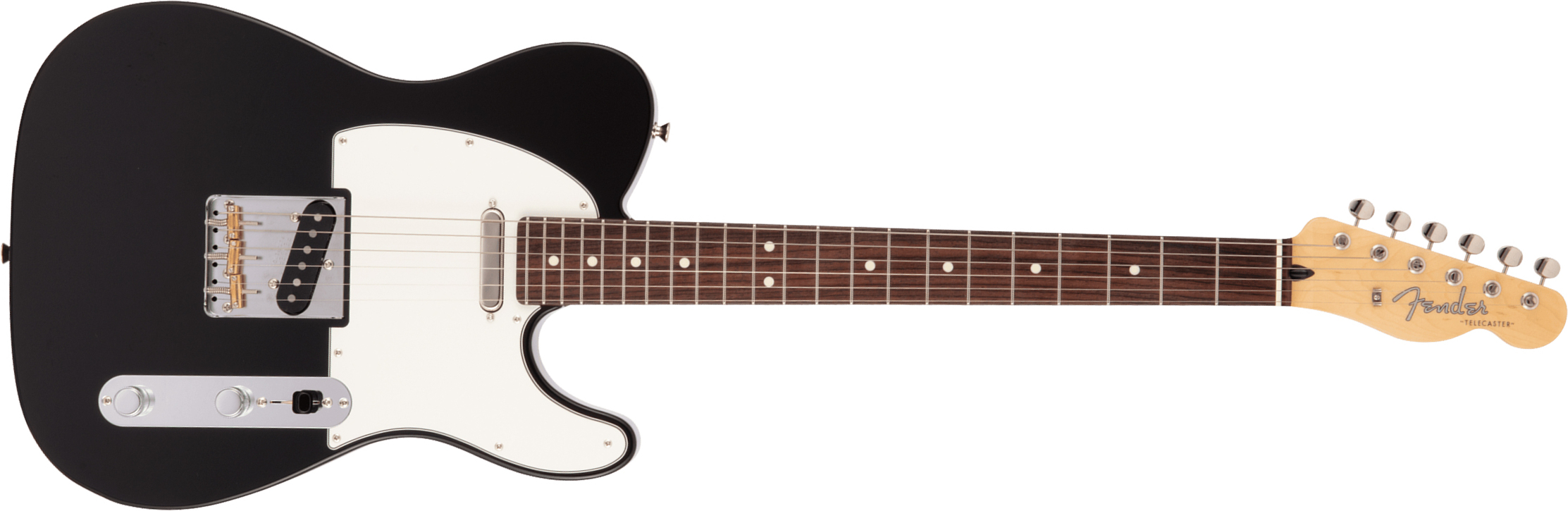 Fender Tele Hybrid Ii Jap 2s Ht Mn - Black - Guitare Électrique Forme Tel - Main picture