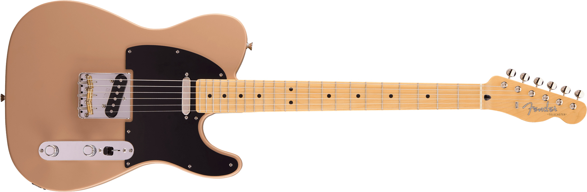 Fender Tele Hybrid Ii Mij Ltd Jap 2s Ht Mn - Sahara Taupe - Guitare Électrique Forme Tel - Main picture