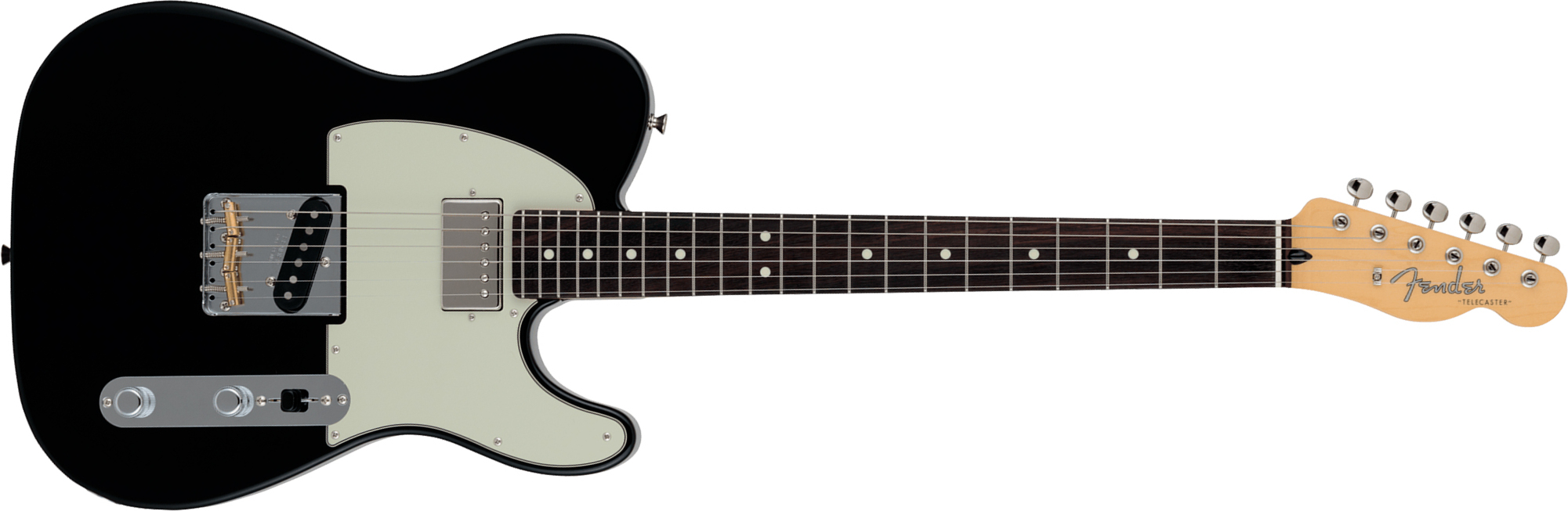 Fender Tele Hybrid Ii Mij Ltd Jap Sh Ht Rw - Black - Guitare Électrique Forme Tel - Main picture