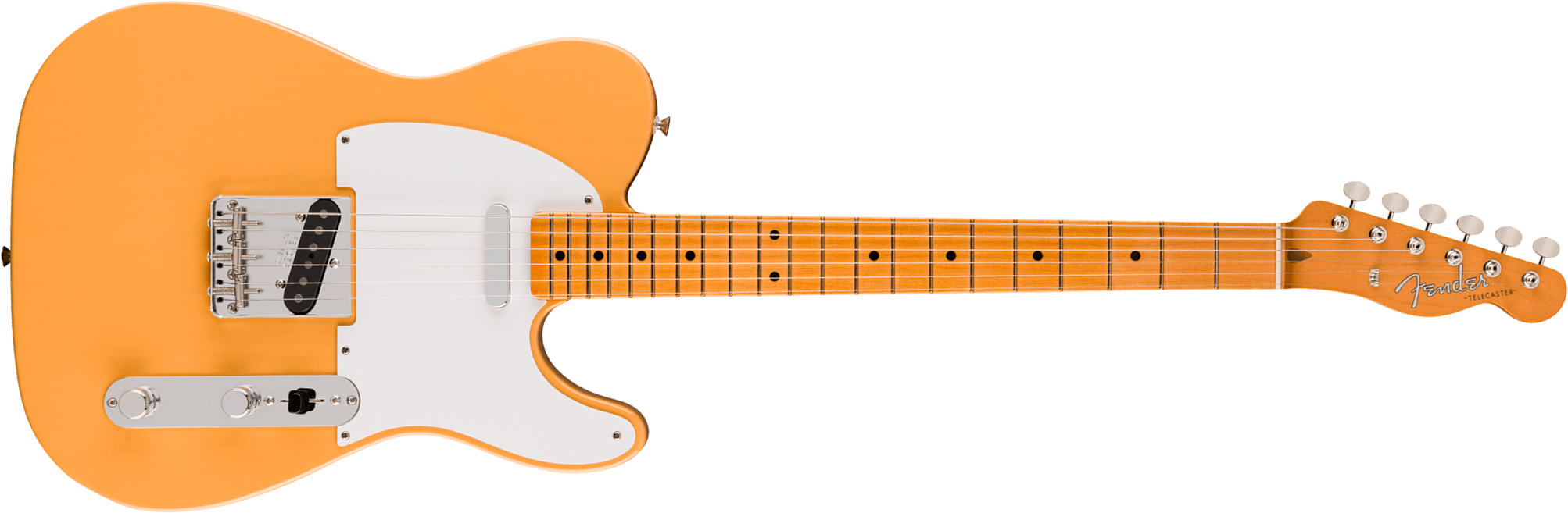 Fender Tele Late 50s Vintera 3 Mex 2s Ht Mn - Butterscotch Blonde - Guitare Électrique Forme Tel - Main picture