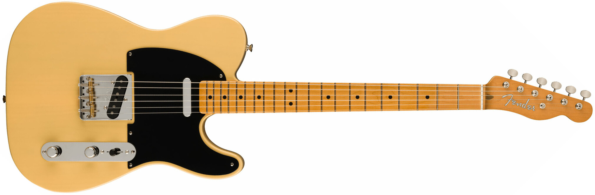 Fender Tele Nocaster 50s Vintera 2 Mex 2s Ht Mn - Blackguard Blonde - Guitare Électrique Forme Tel - Main picture