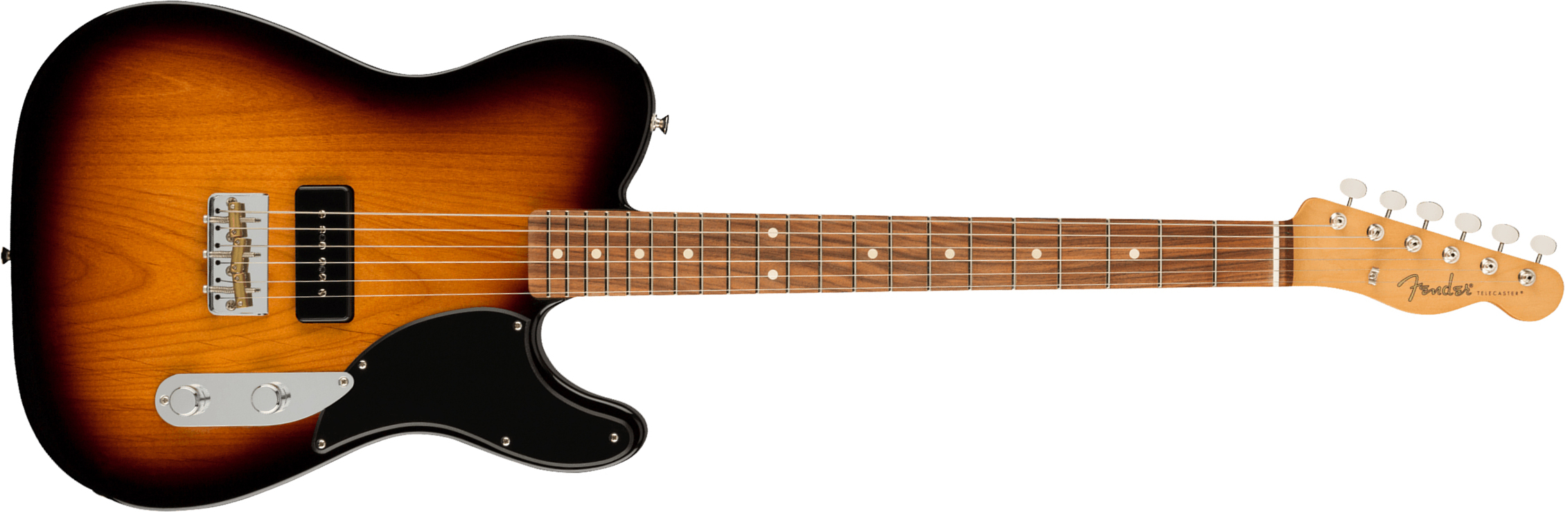 Fender Tele Noventa Mex Pf +housse - 2-color Sunburst - Guitare Électrique Forme Tel - Main picture
