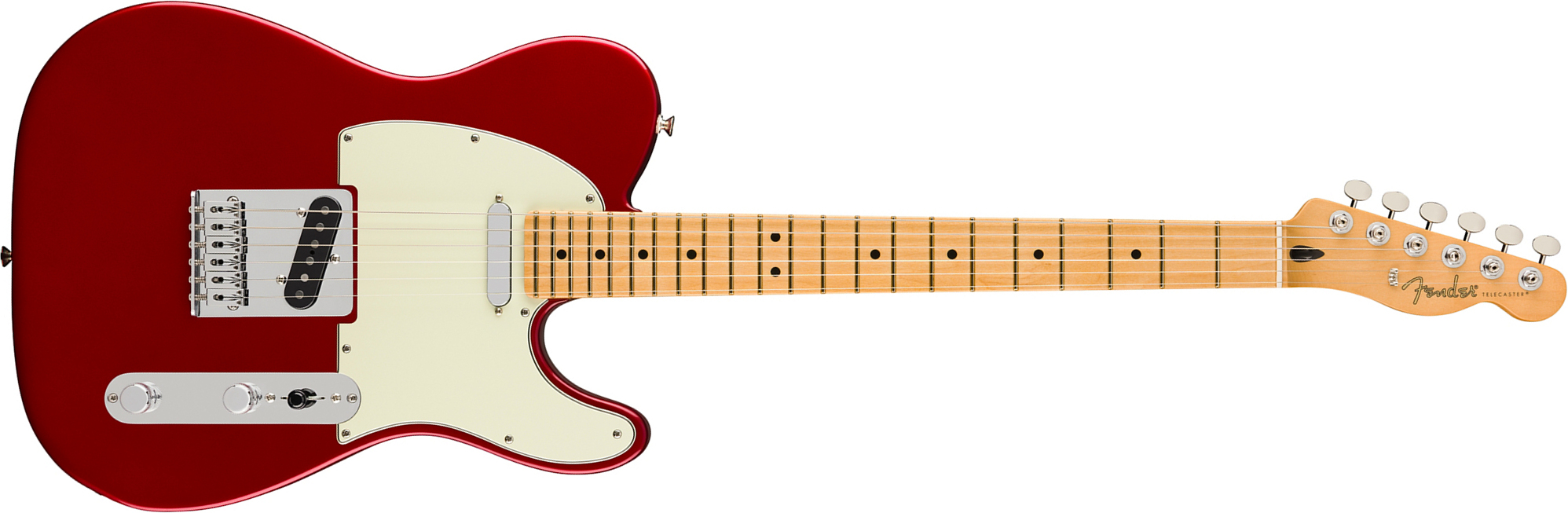Fender Tele Player Ii 75th Anniversary Mex Ht 2s Mn - Candy Apple Red - Guitare Électrique Forme Tel - Main picture