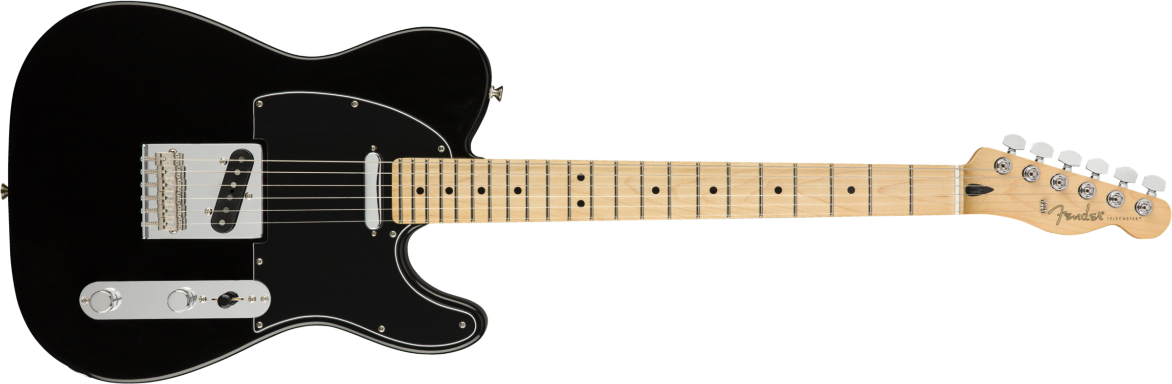 Fender Tele Player Mex Mn - Black - Guitare Électrique Forme Tel - Main picture