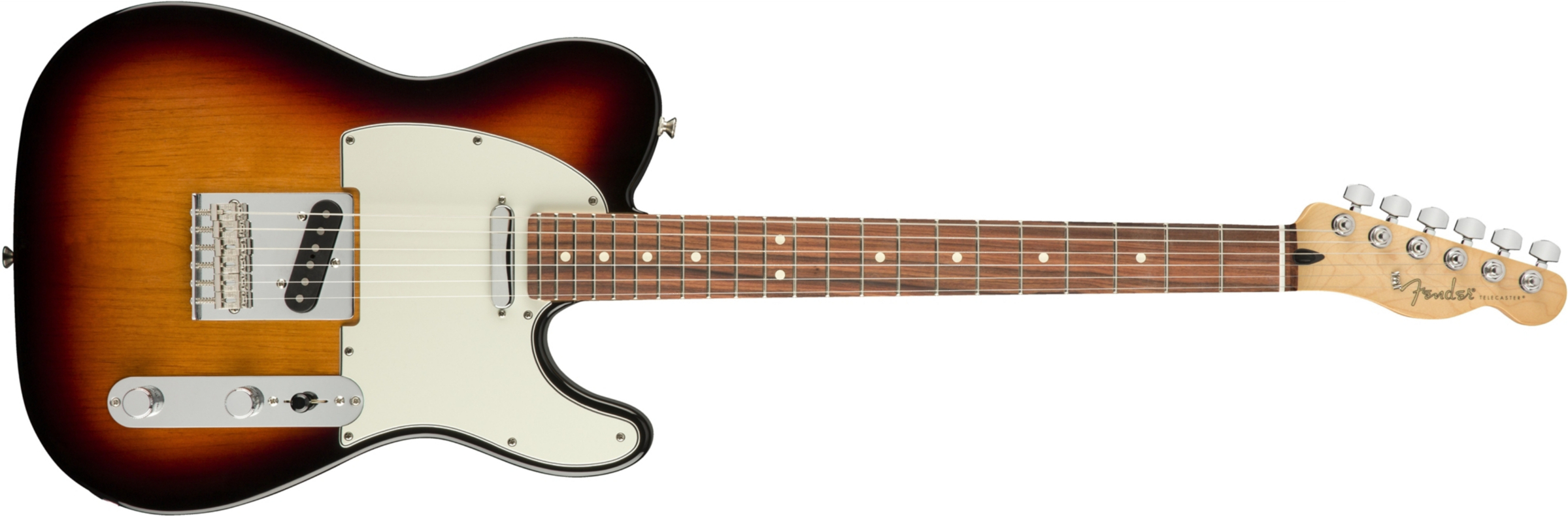 Fender Tele Player Mex Ss Pf - 3-color Sunburst - Guitare Électrique Forme Tel - Main picture