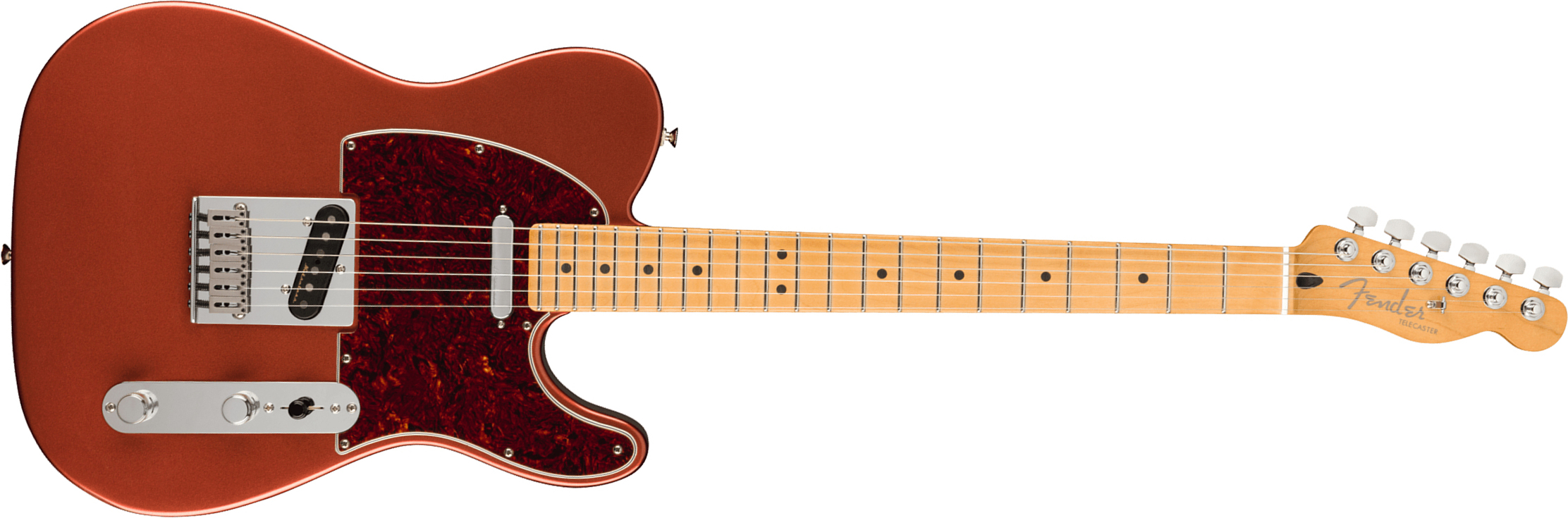 Fender Tele Player Plus Mex 2s Ht Mn - Aged Candy Apple Red - Guitare Électrique Forme Tel - Main picture