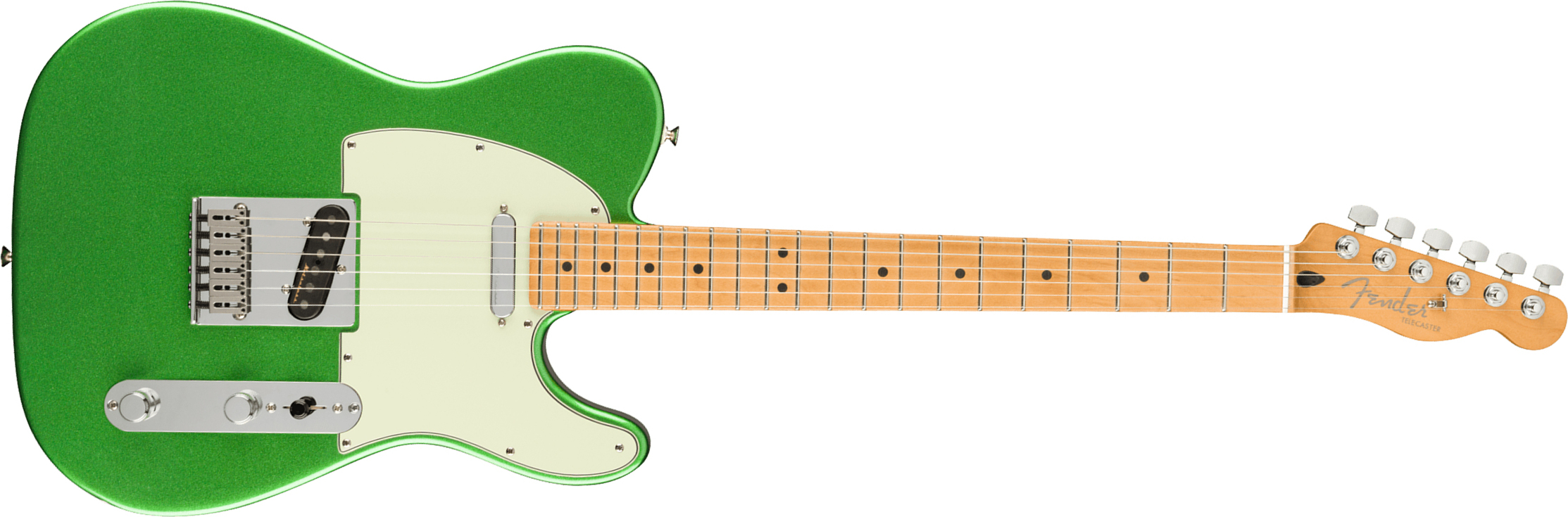 Fender Tele Player Plus Mex 2s Ht Mn - Cosmic Jade - Guitare Électrique Forme Tel - Main picture