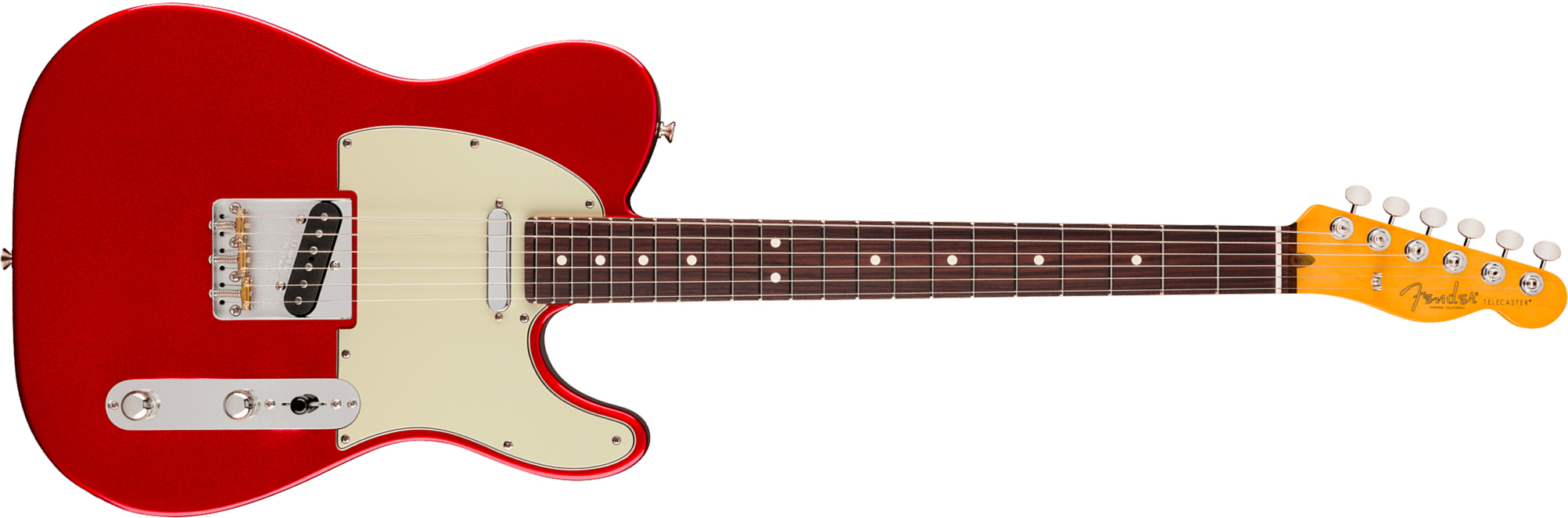 Fender Tele Silent System American Pro. Classic Ltd Usa 2s Ht Rw - Candy Apple Red - Guitare Électrique Forme Tel - Main picture