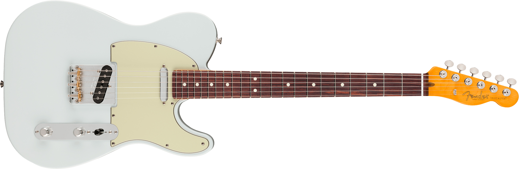 Fender Tele Silent System American Pro. Classic Ltd Usa 2s Ht Rw - Sonic Blue - Guitare Électrique Forme Tel - Main picture