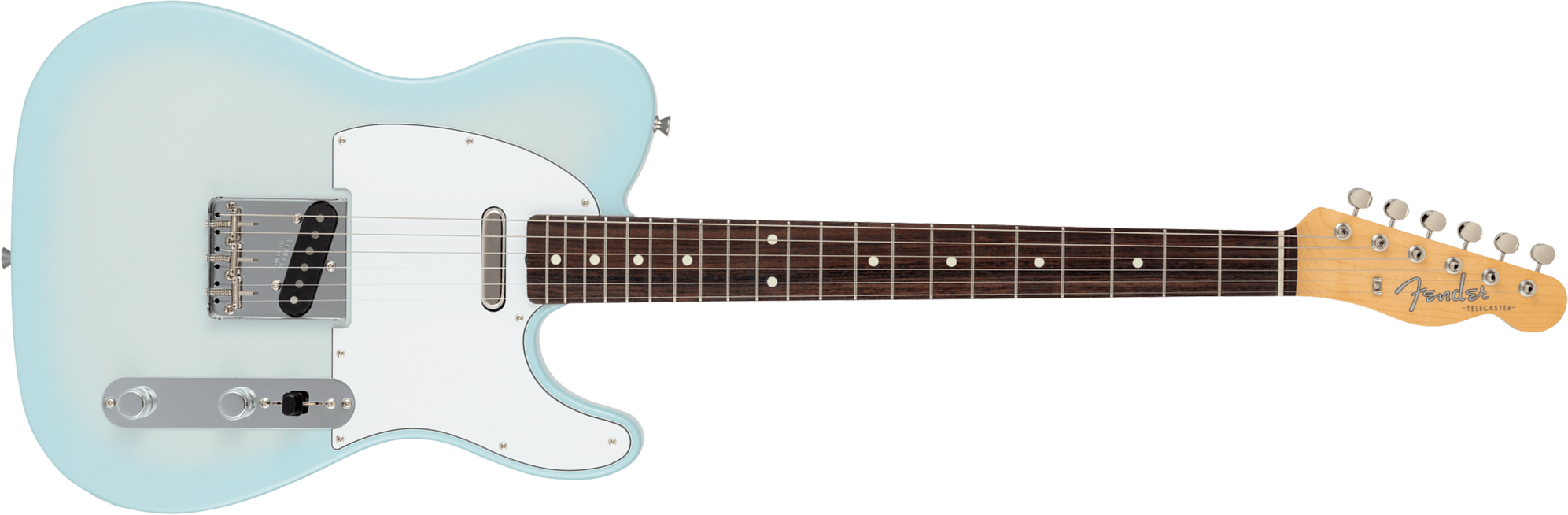 Fender Tele Traditional 60s Mij 2s Ht Rw - Stardust Blue - Guitare Électrique Forme Tel - Main picture