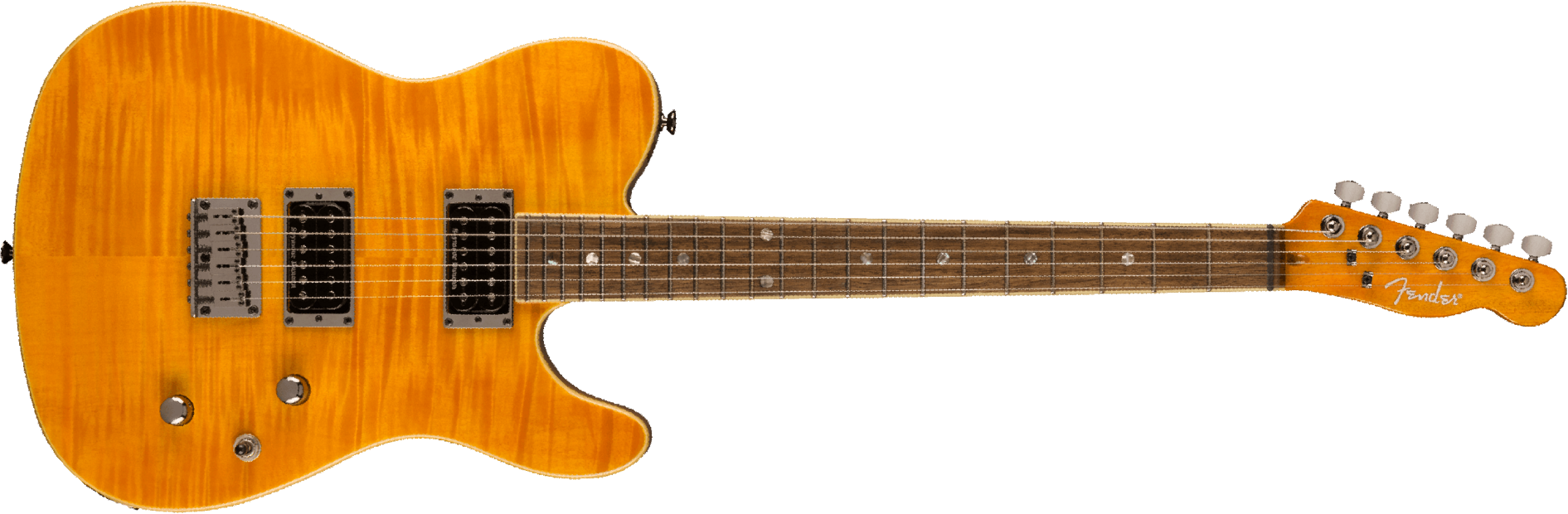 Fender Telecaster Korean Special Edition Custom Fmt (lau) - Amber - Guitare Électrique Forme Tel - Main picture