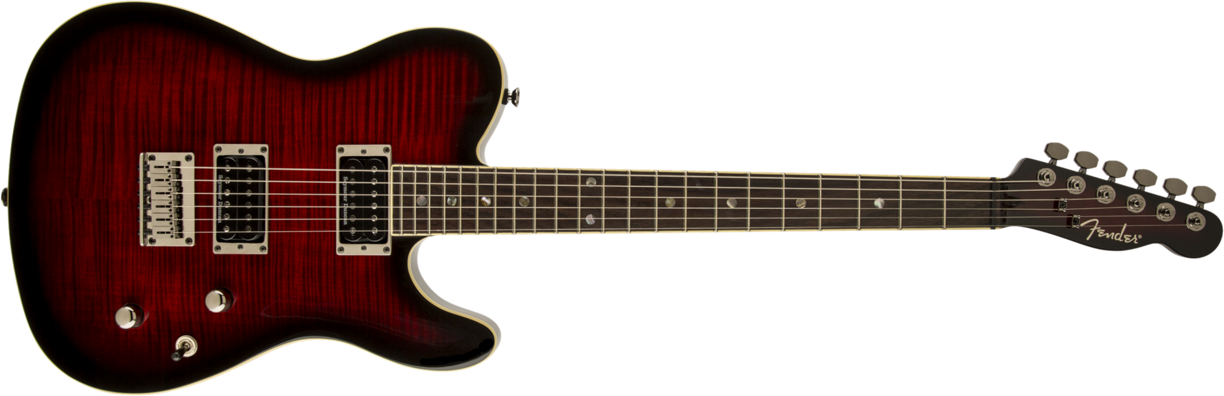 Fender Telecaster Korean Special Edition Custom Fmt (lau) - Black Cherry Burst - Guitare Électrique Forme Tel - Main picture