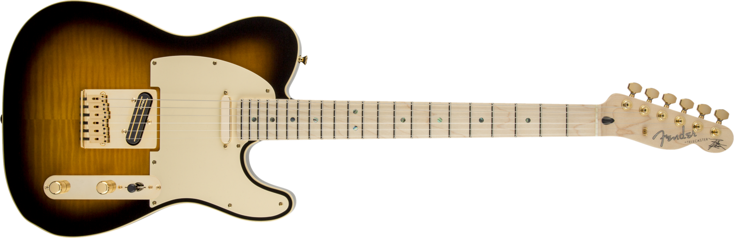 Fender Telecaster Richie Kotzen (jap, Mn) - Brown Sunburst - Guitare Électrique Forme Tel - Main picture