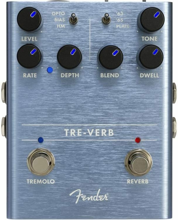 Fender Tre-verb Digital Reverb/tremolo - PÉdale Reverb / Delay / Echo - Main picture