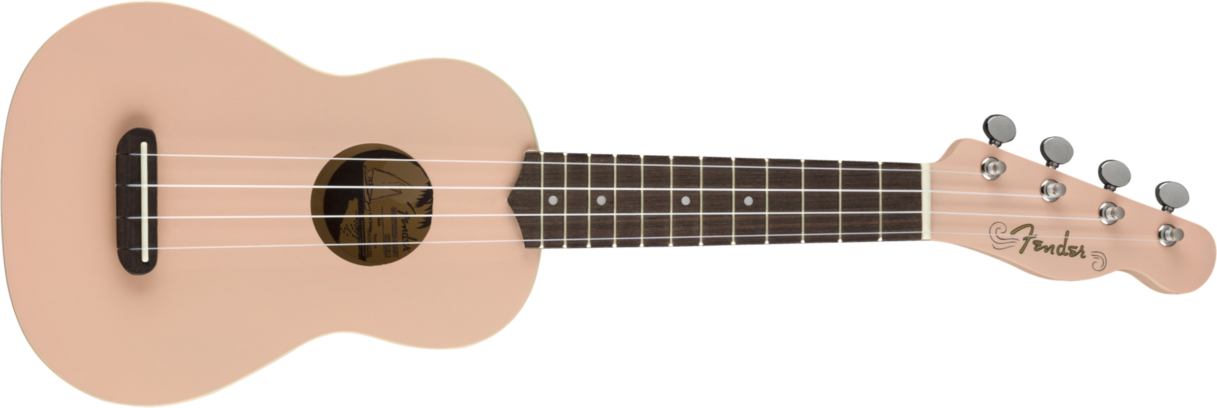 Fender Venice Soprano Ukulele - Shell Pink - UkulÉlÉ - Main picture