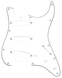 Pickguard Fender 11-Hole '60s Vintage-Style Stratocaster SSS Pickguards - White