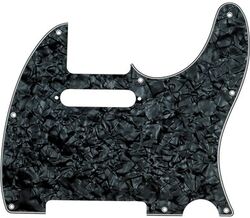 Pickguard Fender 8-Hole Mount Multi-Ply Telecaster Pickguards - Black Moto