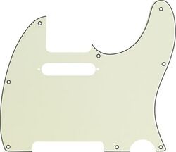 Pickguard Fender 8-Hole Mount Multi-Ply Telecaster Pickguards - Mint Green