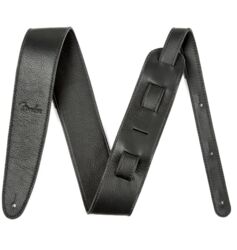 Sangle courroie Fender Artisan Crafted Leather Straps 2.5inc. - Black
