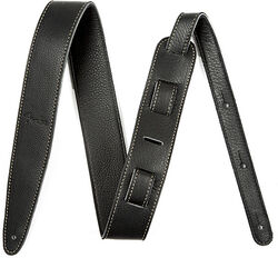 Sangle courroie Fender Artisan Crafted Leather Straps 2inc. - Black