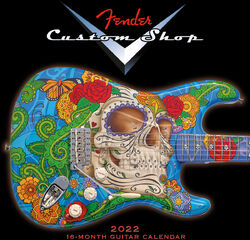 Calendrier Fender 2022 Custom Shop Wall Calendar