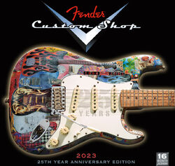 Calendrier Fender 2023 Custom Shop Wall Calendar