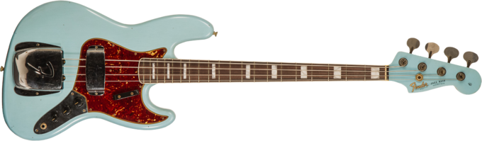 Fender Custom Shop 1966 Jazz Bass #CZ553892 - Journeyman relic daphne blue