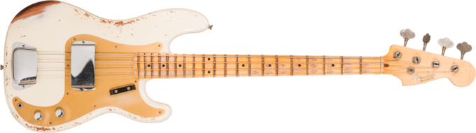 Fender Custom Shop 1958 Precision Bass #CZ569181 - Heavy relic vintage white