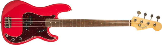 Fender Custom Shop 1962 Precision Bass #R126357 - Journeyman relic fiesta red