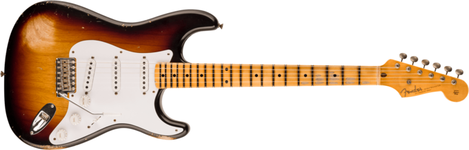 Fender Custom Shop 70th Anniversary 1954 Stratocaster Ltd - Relic wide-fade 2-color sunburst