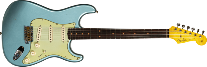 Fender Custom Shop 1959 Stratocaster #CZ566857 - Journeyman relic teal green metallic