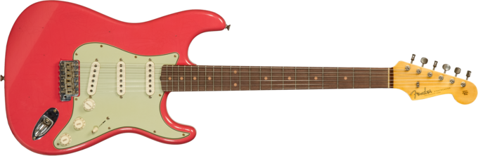 Fender Custom Shop 1959 Stratocaster #CZ569772 - Journeyman relic aged fiesta red