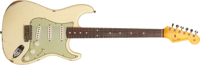 Fender Custom Shop 1959 Stratocaster #R117393 - Relic aged vintage white