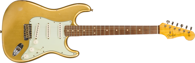 Fender Custom Shop Stratocaster 1960 #CZ544406 - Relic aztec gold